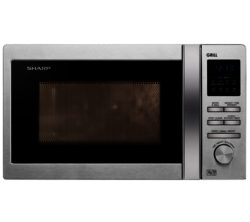 Sharp R722STM Microwave with Grill - Stainless Steel